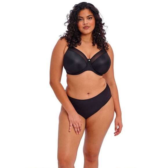 Elomi Women's Smooth Underwire Molded Bra Black, Size 42DDD 0115 - Picture 2 of 3